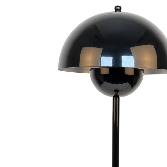 Opviq Lámpara de Mesa de Metal Negra Opviq Lámpara de Mesa de Metal Negra